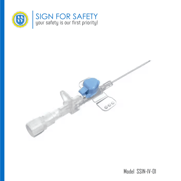 STERILESAFE® Sterile I.V. Cannula with Injection Port & Wings – CE Certified Medical Grade - Image 3