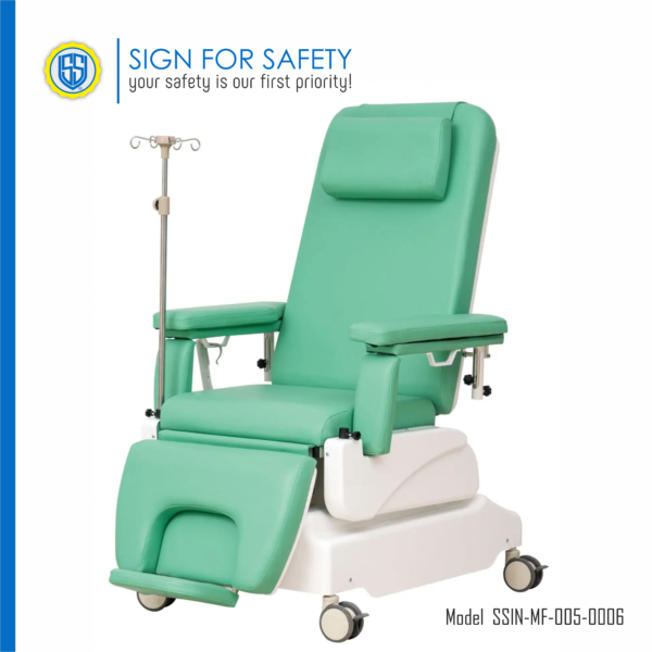 Multifunctional Electric Dialysis Chair for Blood Donation and Hemodialysis Treatment