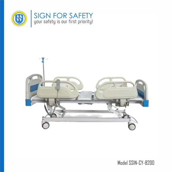 SSIN-CY-B200 5-Function Electric Hospital Bed – Professional Medical Furniture - Image 2