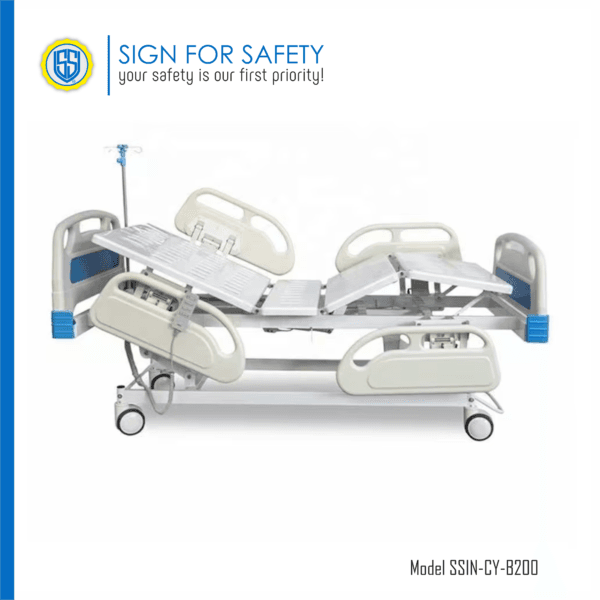 SSIN-CY-B200 5-Function Electric Hospital Bed – Professional Medical Furniture - Image 3