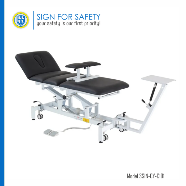 Lumbar Cervical Electric Traction Bed – SSIN-CY-C101 | Advanced Physiotherapy Table - Image 3