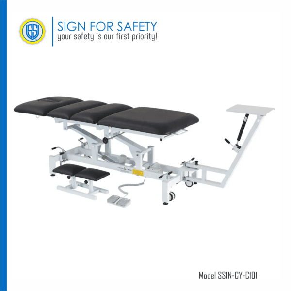 Lumbar Cervical Electric Traction Bed – SSIN-CY-C101 | Advanced Physiotherapy Table - Image 2