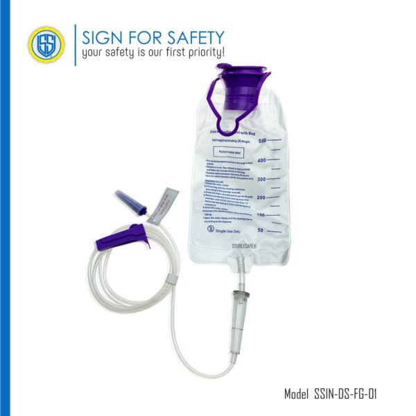 STERILESAFE® Enteral Feeding Bag Pump Set for safe nutrition delivery.