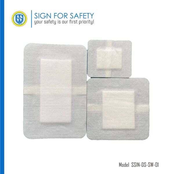 STERILESAFE® Non-Woven Adhesive Wound Dressing for medical use.