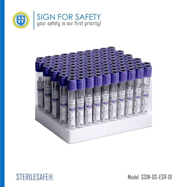 STERILESAFE® Trace Element Blood Collection Tube for precise metal analysis.