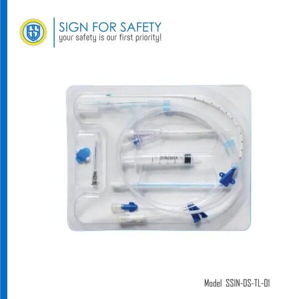 STERILESAFE® Triple Lumen Central Venous Catheter for safe vascular access.