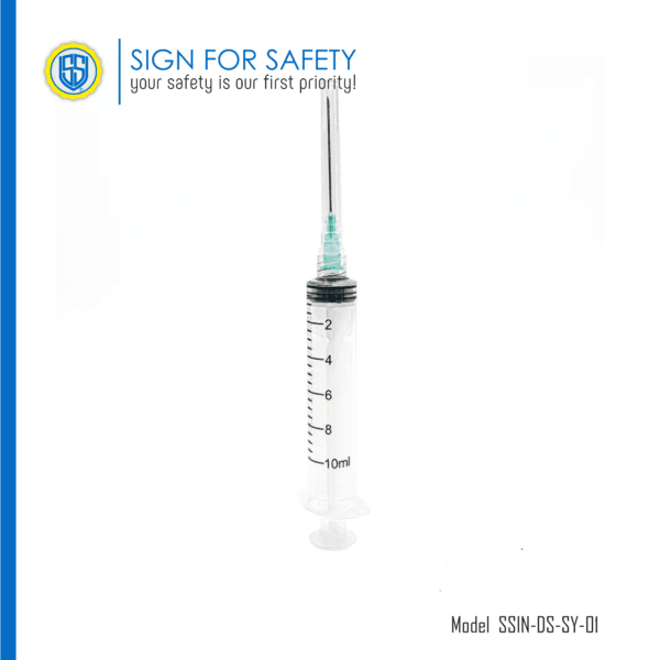 STERILESAFE® Disposable Syringes with Needle – Sizes 1ml to 50ml, 2-Part & 3-Part Luer Slip - Image 7