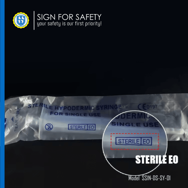 STERILESAFE® Disposable Syringes with Needle – Sizes 1ml to 50ml, 2-Part & 3-Part Luer Slip - Image 3